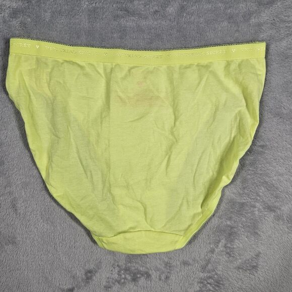 Victoria's Secret Panties Hi-Leg Brief Cotton Small Y2K Lot of 2 Neon Color - Picture 9 of 9